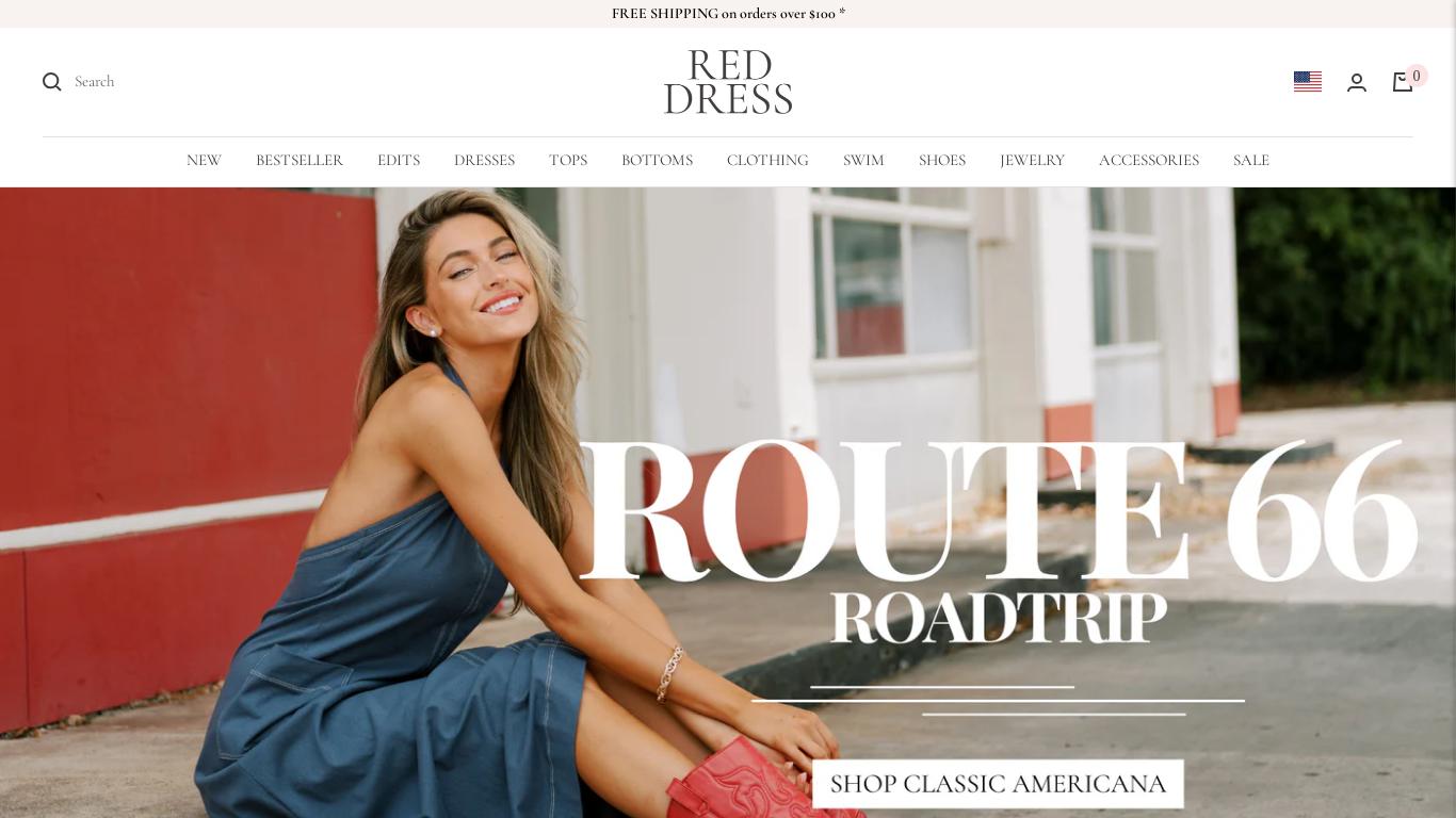 Explore Red Dress, your premier online women's clothing store in the USA since 2005. Discover a curated selection of classic and timeless women's clothing, including more than just red dresses. Elevate your style with our sophisticated collection today!